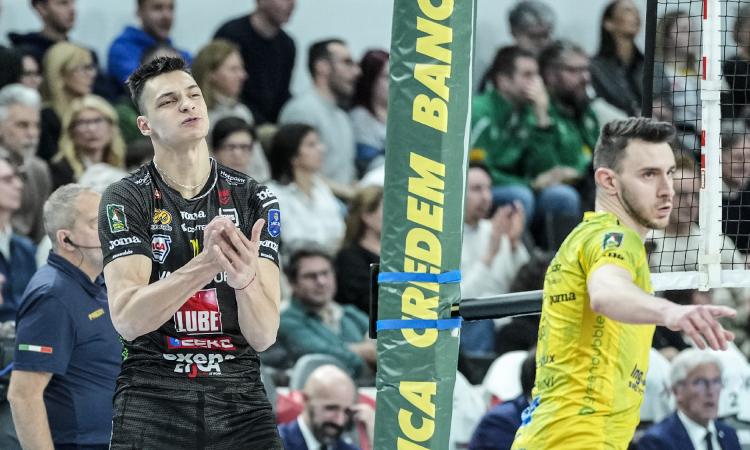 La Lube carbura tardi alla BTS Arena e torna a mani vuote, Trento si impone 3-1