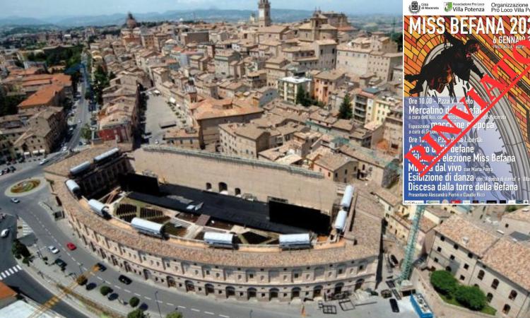 Macerata, Miss Befana 2026 rinviata per maltempo: si attende la nuova data Macerata, Miss Befana 2026 rinviata per maltempo: si attende la nuova data