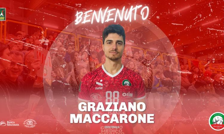 Banca Macerata Fisiomed, colpo Maccarone: il centrale pronto al debutto contro Catania Banca Macerata Fisiomed, colpo Maccarone: il centrale pronto al debutto contro Catania