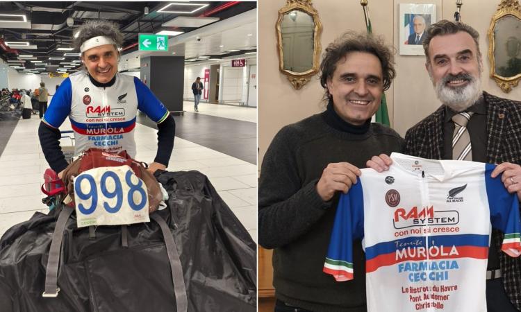 Da Loro Piceno alla terra dei Maori: la nuova sfida in bicicletta del macellaio-showman Peppe Cotto Da Loro Piceno alla terra dei Maori: la nuova sfida in bicicletta del macellaio-showman Peppe Cotto