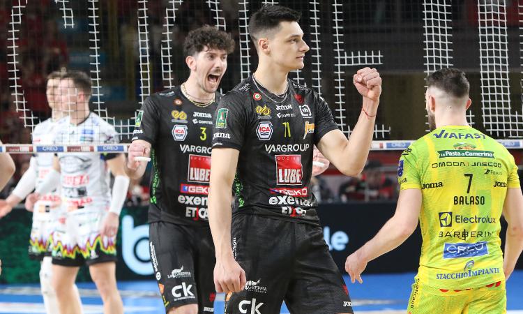 Perugia torna in vetta Superlega e sbanca Civitanova: Lube ko all’Eurosuole Forum