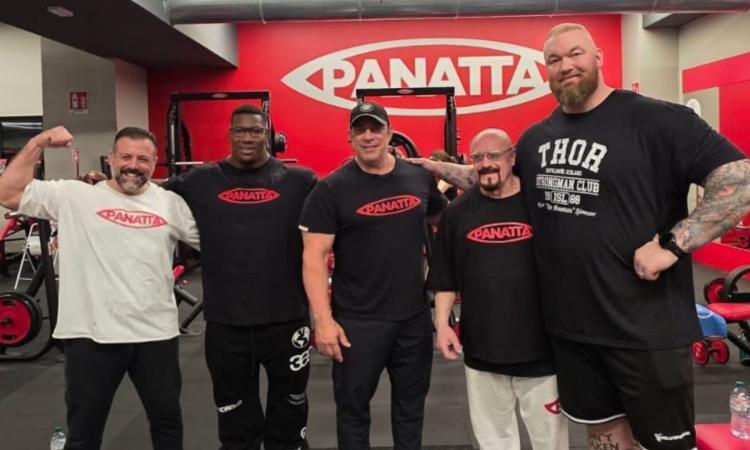 La Montagna di Game of Thrones ad Apiro: Björnsson visita Panatta