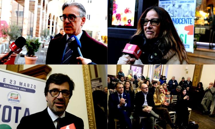 Riforma della Giustizia, Forza Italia a Macerata per le ragioni del 'Sì': "Confronto sui contenuti, non ideologico" (FOTO e VIDEO)