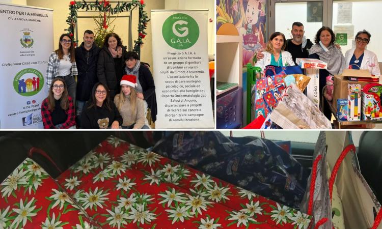 “Il dono sospeso”: Civitanova porta gioia ai bambini del reparto Oncoematologico del Salesi “Il dono sospeso”: Civitanova porta gioia ai bambini del reparto Oncoematologico del Salesi