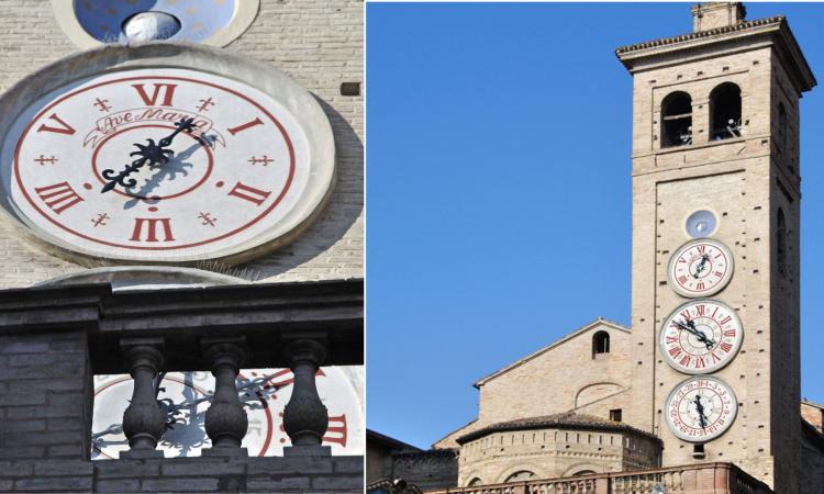 Tolentino, lavori al Palazzo Comunale: si ferma l'orologio della Torre civica