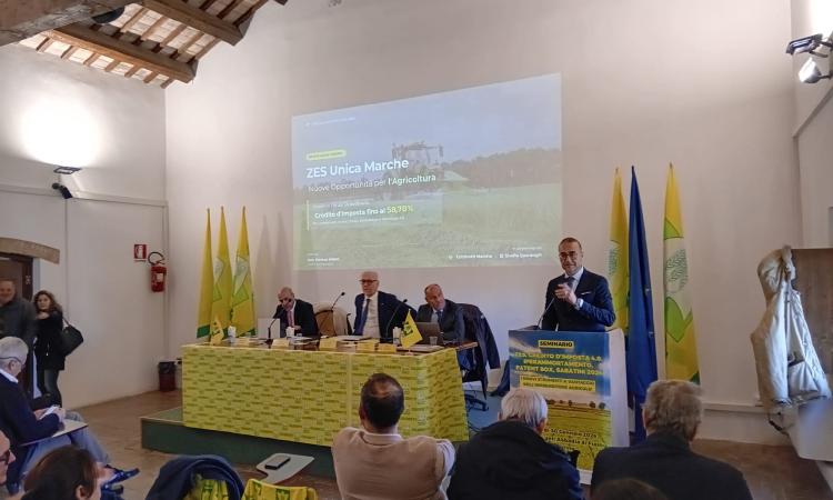 Zes e agricoltura, Coldiretti illustra le opportunità alle imprese marchigiane