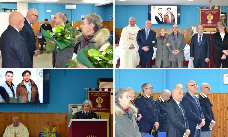 Macerata ricorda i poliziotti Gianluca Angelozzi e Leonardo Caucci: caduti in servizio 29 anni fa