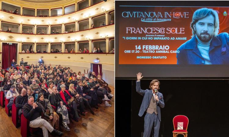 Civitanova in Love, gran finale all'Annibal Caro: Francesco Sole incanta il pubblico Civitanova in Love, gran finale all'Annibal Caro: Francesco Sole incanta il pubblico