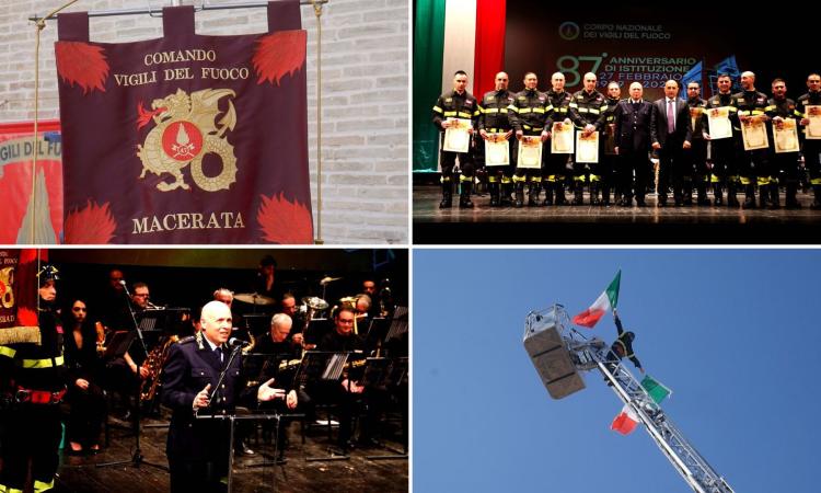 Macerata celebra l'87° anniversario dei vigili del fuoco al Teatro Lauro Rossi (FOTO e VIDEO) Macerata celebra l'87° anniversario dei vigili del fuoco al Teatro Lauro Rossi (FOTO e VIDEO)