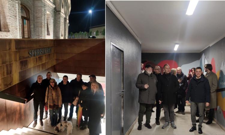 Macerata, conclusi i lavori al sottopasso dello Sferisterio: inaugurato il nuovo percorso pedonale Macerata, conclusi i lavori al sottopasso dello Sferisterio: inaugurato il nuovo percorso pedonale