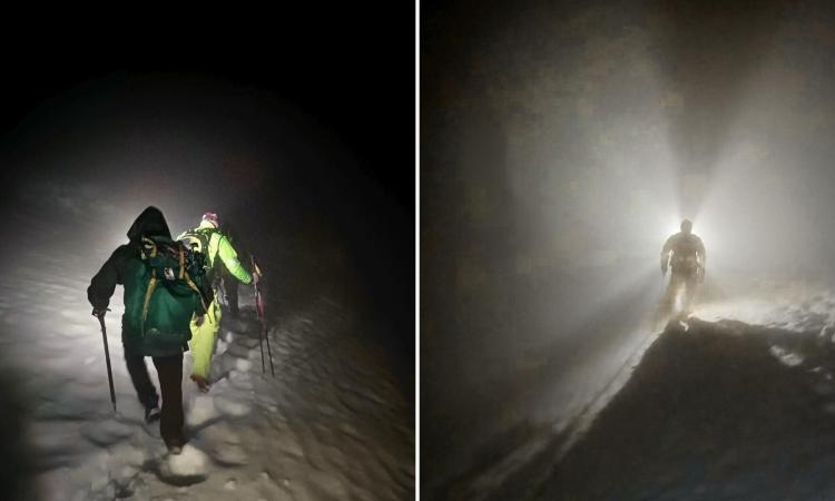Soccorso Alpino salva escursionista 73enne disperso nella nebbia sul Monte Sibilla