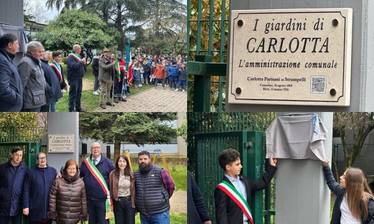 Castelraimondo celebra Carlotta Parisani: i giardini pubblici intitolati alla "madre" del grano moderno