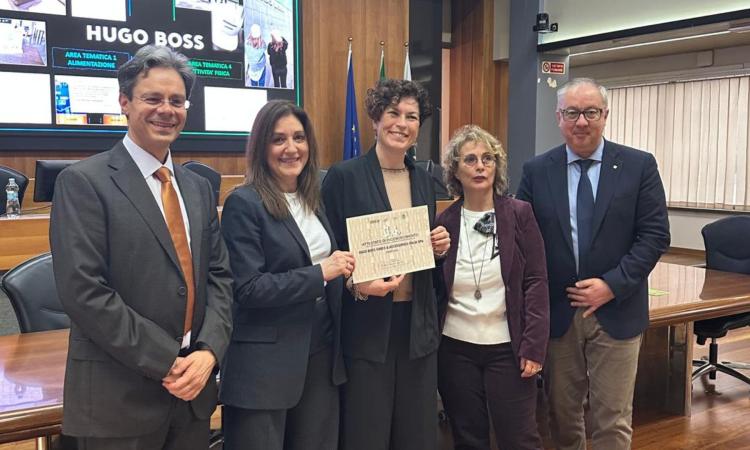 Hugo Boss Shoes & Accessories Italia premiata per la salute nei luoghi di lavoro Hugo Boss Shoes & Accessories Italia premiata per la salute nei luoghi di lavoro