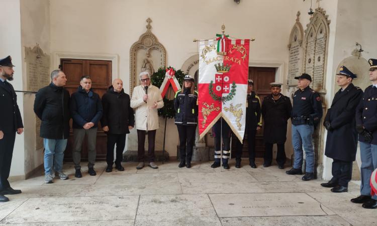 Macerata ricorda le vittime del Covid, Parcaroli: "Non numeri ma volti che non dimenticheremo”