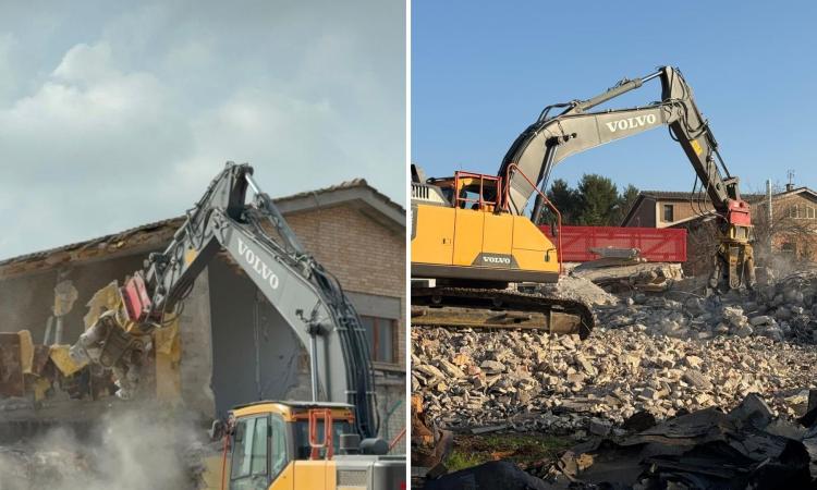 Passo di Treia, addio alla vecchia scuola: ruspe in azione per il nuovo Polo da 9 milioni Passo di Treia, addio alla vecchia scuola: ruspe in azione per il nuovo Polo da 9 milioni