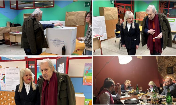 Sgarbi torna a San Severino: voto e cena nel segno della tradizione