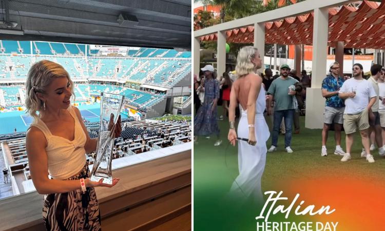 Marta Porrà canta per Sinner e Alcaraz ai Miami Open: "Posso dire di aver vinto la mia partita" Marta Porrà canta per Sinner e Alcaraz ai Miami Open: "Posso dire di aver vinto la mia partita"