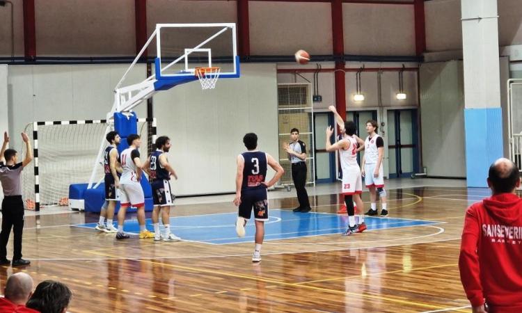 La Climacalor San Severino batte il Basket Giovane Pesaro e resta al comando fase Silver