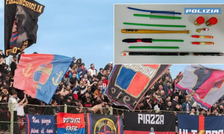 Civitanova, agguato ultras sventato al casello: denunce e divieto di trasferta per i tifosi rossoblù