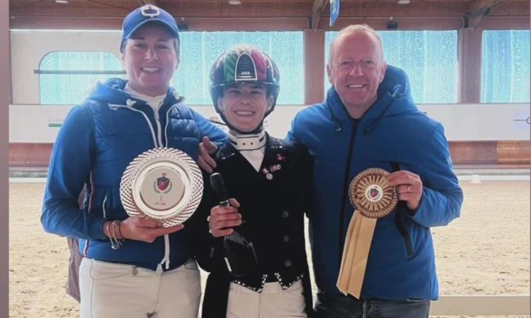 Paradressage, Italia subito protagonista: trionfo della recanatese Sileoni a Ornago