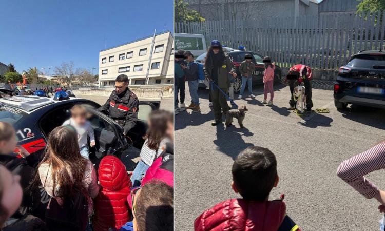 Piccoli "detective" per un giorno: gli alunni di Sarnano e Monte San Martino alla scoperta della caserma di Tolentino Piccoli "detective" per un giorno: gli alunni di Sarnano e Monte San Martino alla scoperta della caserma di Tolentino