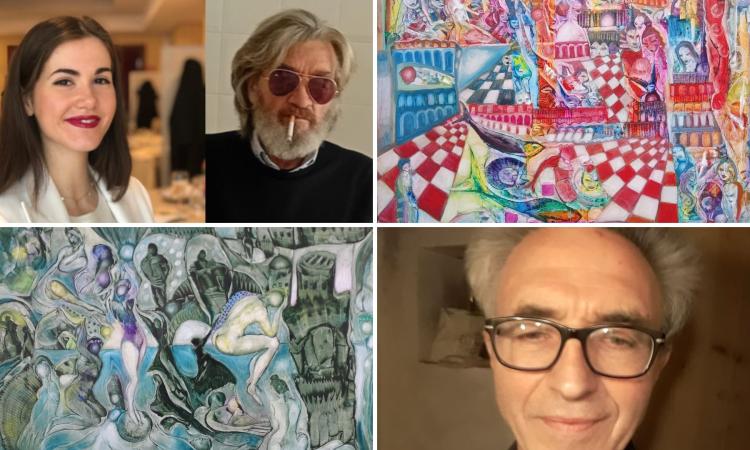 L'universo vibrante di Leonardo Corneli al Politeama: "La mia pittura è un convertitore di onde in emozioni"