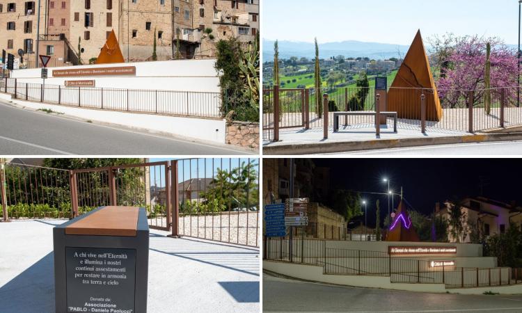 Morrovalle, il dono della famiglia Paolucci: una piramide di luce per ricordare Daniele e tutti i giovani scomparsi Morrovalle, il dono della famiglia Paolucci: una piramide di luce per ricordare Daniele e tutti i giovani scomparsi