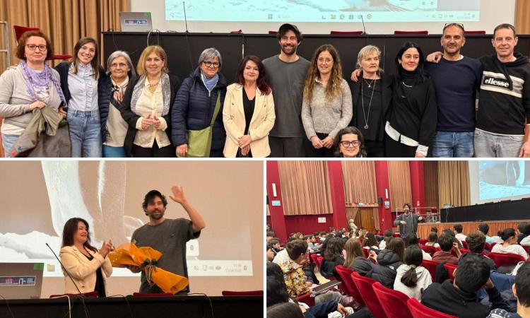 Macerata, il film "Neve" entra a scuola: Simone Riccioni dialoga con gli studenti contro il bullismo Macerata, il film "Neve" entra a scuola: Simone Riccioni dialoga con gli studenti contro il bullismo