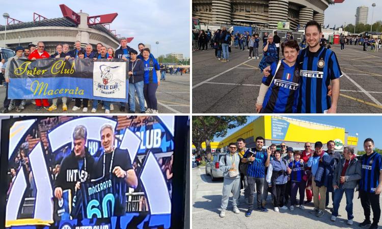 I ragazzi di Anffas a San Siro con l'Inter club Macerata I ragazzi di Anffas a San Siro con l'Inter club Macerata