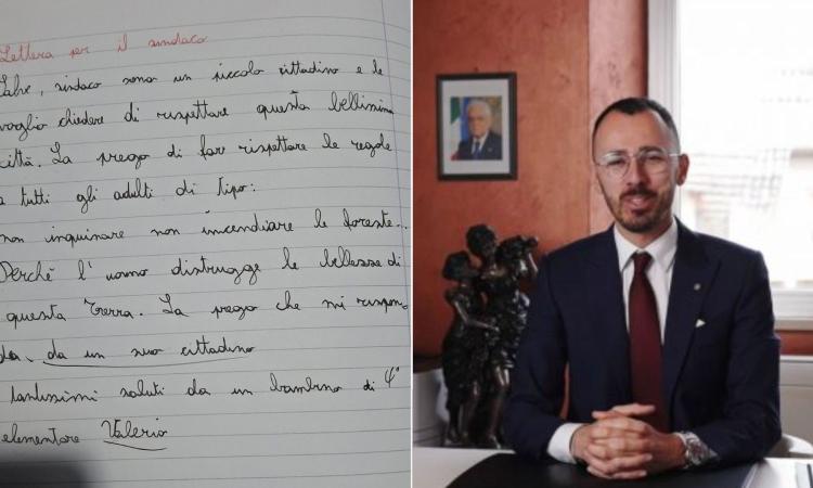 Matelica, lettera di un bambino di 4ª elementare al sindaco: "L'uomo distrugge le bellezze di questa Terra"