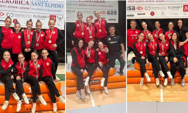 Dominio della Ginnastica Macerata al Campionato Gold: otto medaglie d'oro Dominio della Ginnastica Macerata al Campionato Gold: otto medaglie d'oro