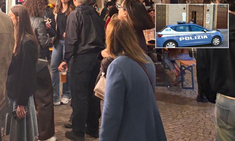 Macerata, aggressione durante gli Aperitivi Europei: colpisce un uomo con un tavolo, denunciato 23enne