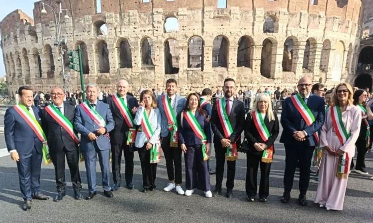 San Severino protagonista alla Festa della Repubblica: il sindaco Piemattei ai Fori Imperiali