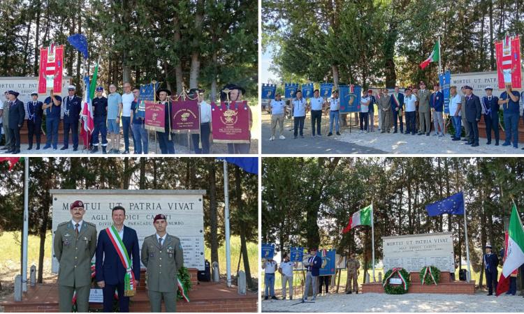 Tolentino ricorda i 42 paracadutisti caduti nella Battaglia di Sforzacosta