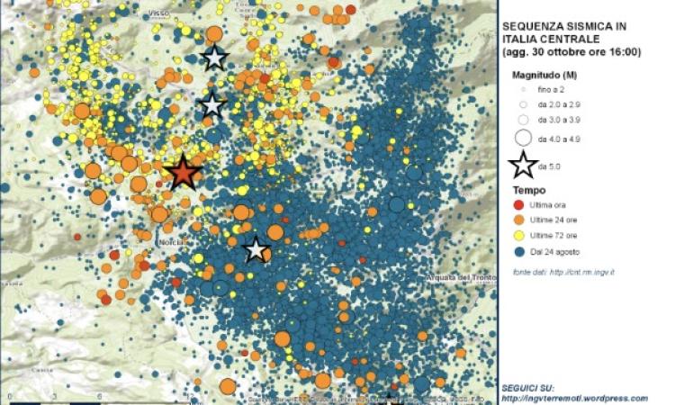 Sisma, in un giorno 200 eventi sismici. Sono 25mila gli sfollati