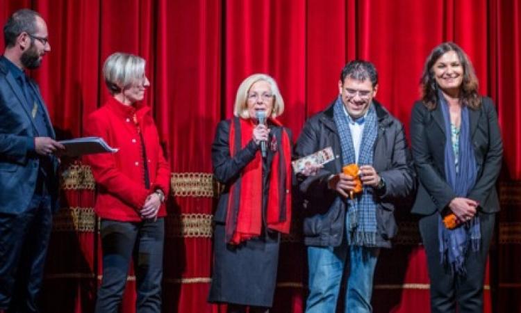 Teatri di Sanseverino, dopo la prima Nancy Brilli applaude alla ripresa post sisma