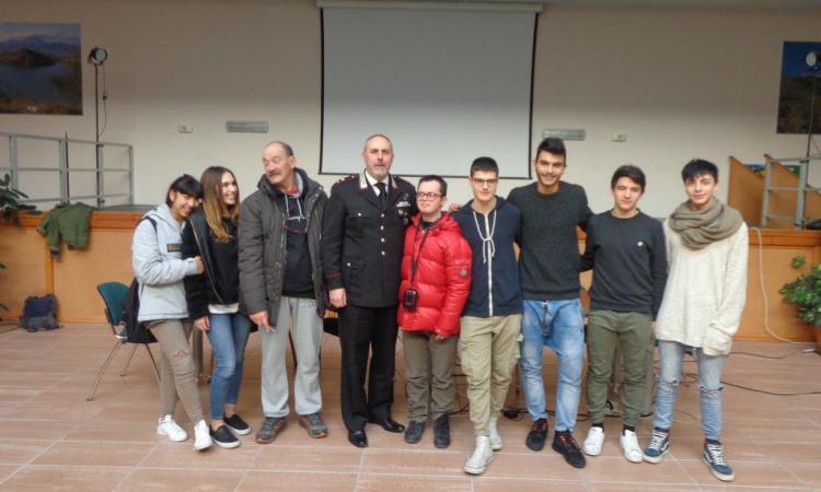 Il maggiore Ingrosso "professore" di legalità nelle scuole di Macerata
