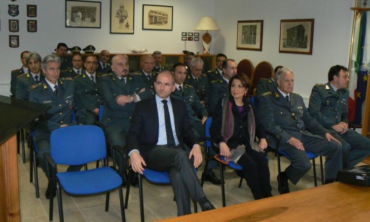 Il Prefetto di Macerata in visita alla caserma della Guardia di Finanza