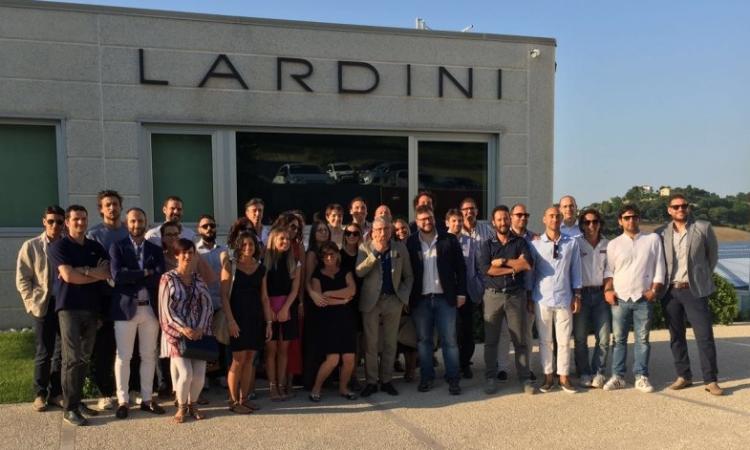 I giovani imprenditori di Confindustria Macerata in visita alla Lardini di Filottrano