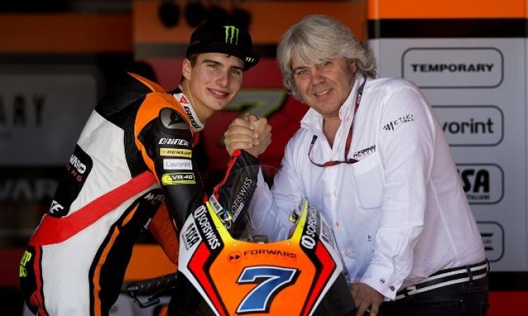 In Moto 2 Baldassarri con gli svizzeri del Team Forward Racing anche per il 2016