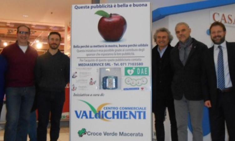 Val di Chienti, inaugurato defibrillatore automatico a servizio della clientela