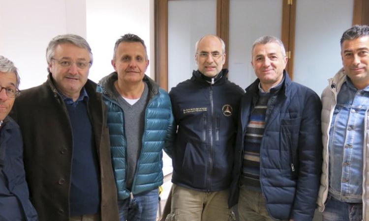 Manzi, Curcio, Errani in visita a San Ginesio per pensare alla ricostruzione di una comunità