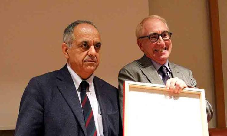 Adornato riceve il testimone di rettore da Lacchè - VIDEO -