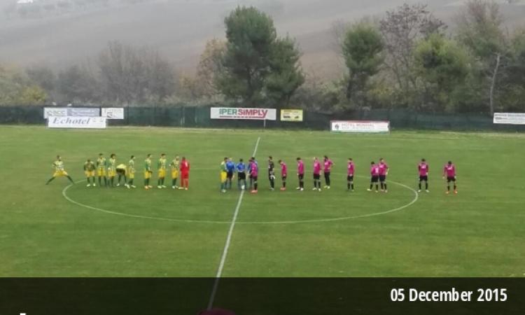 Un gol di Gasparini regala la vittoria al Tolentino