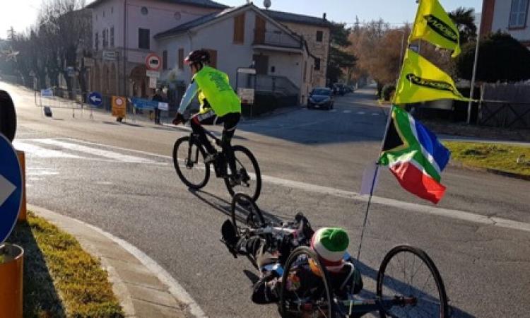 #caldarolanonmolla: pedalata solidale del bike team Monti Azzurri