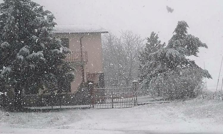 Forti nevicate sui Sibillini - FOTO -