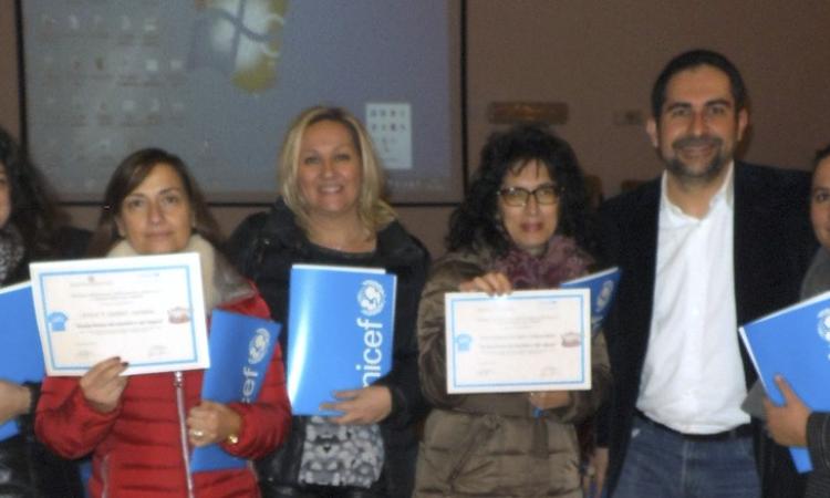 Macerata, quattro scuole ricevono il riconoscimento di Unicef Italia
