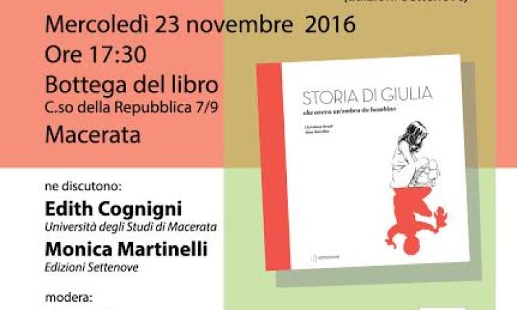 Storia di Giulia, che aveva un'ombra da bambino: incontro a Macerata il 23 novembre