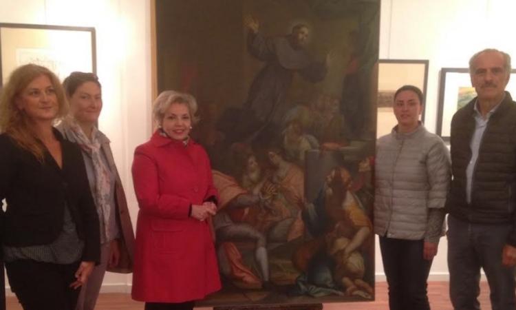 L'Estasi di San Giuseppe da Copertino ritorna alla Pinacoteca di Civitanova Alta