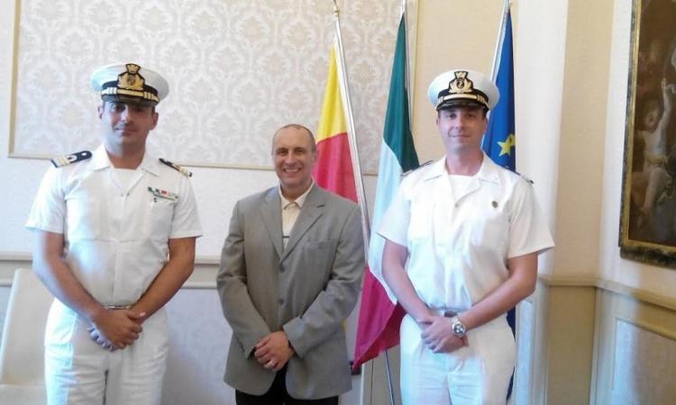 Corvatta incontra il nuovo comandante della Capitaneria di Civitanova